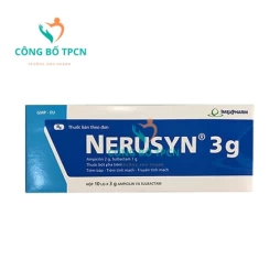 Nerusyn 3g - Thuốc điều trị các bệnh nhiễm khuẩn hiệu quả