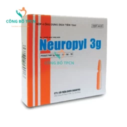 Neuropyl 3g Danapha - Thuốc điều trị triệu chứng chóng mặt hiệu quả
