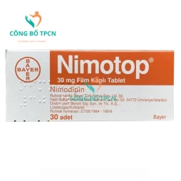 Nimotop 30mg Bayer - Thuốc phòng và trị thiếu máu cục bộ