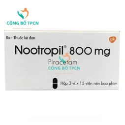 Nootropil 800mg - Thuốc điều trị hội chứng tâm thần thực thể hiệu quả