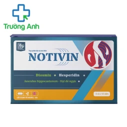 Notivin - Giúp tăng cường sức bền thành mạch, điều trị bệnh trĩ