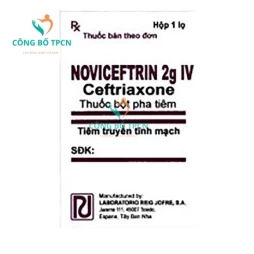 Noviceftrin 2g IV - Thuốc điều trị nhiễm khuẩn hiệu quả