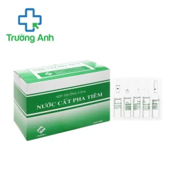 Nước cất pha tiêm 5ml Vidipha - Dung dịch hòa tan thuốc tiêm hiệu quả