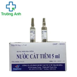Nước cất tiêm 5ml Thephaco - Dùng hòa tan thuốc tiêm hiệu quả
