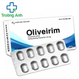 Oliveirim 10mg Davipharm - Điều trị triệu chứng chóng mặt