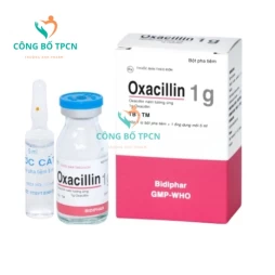 Oxacillin 1g Bidiphar - Thuốc điều trị nhiễm khuẩn hiệu quả