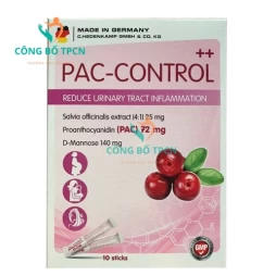 Pac-Control - Thực phẩm chức năng kiểm soát đường tiết niệu