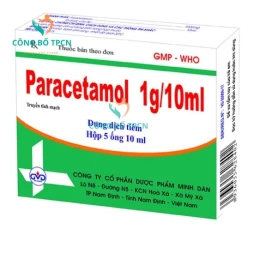 Paracetamol 1g/10ml MD Pharco - Thuốc giảm đau hạ sốt hiệu quả