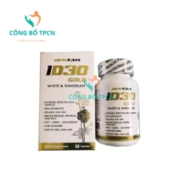 ID30 Gold - Viên uống trắng da, chống nắng của Mỹ