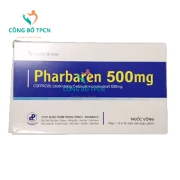 Pharbaren 500mg Pharbaco - Thuốc điều trị bệnh nhiễm khuẩn