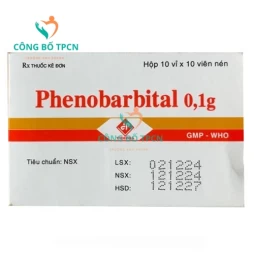 Phenobarbital 0,1g Vidipha - Thuốc điều trị động kinh hiệu quả