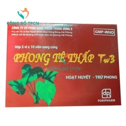 Phong tê thấp TW3 (viên nang) - Thuốc giảm đau nhức xương khớp