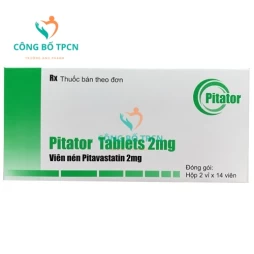 Pitator Tablets 2mg - Thuốc điều trị tăng cholesterol máu nguyên phát