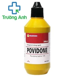 Povidone 10% Agimexpharm - Thuốc sát khuẩn vết thương hiệu quả
