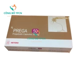 Prega 50 - Thuốc điều trị đau thần kinh, động kinh, rối loạn lo âu