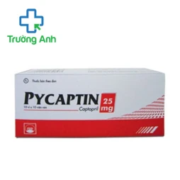 Pycaptin 25mg Pymepharco - Thuốc điều trị tăng huyết áp hiệu quả