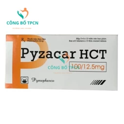 Pyzacar HCT 100/12.5 mg Pymepharco - Thuốc điều trị tăng huyết áp hiệu quả
