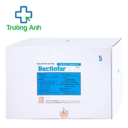 Rectiofar 5ml Pharmedic - Dung dịch bơm trực tràng điều trị táo bón hiệu quả