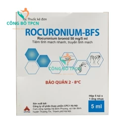 Rocuronium-BFS - Thuốc chỉ định dùng trong gây mê tổng quát