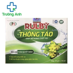 Rulby Thông táo - Giúp bổ sung chất xơ, hỗ trợ nhuận tràng
