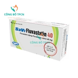 Savi Fluvastatin 40 - Thuốc điều trị tăng cholesterol