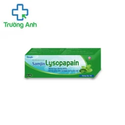 Samjin Lysopapain - Giúp giảm đau rát họng do ho kéo dài
