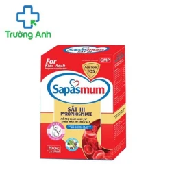 Sapasmum Sắt III Pyrophosphate - Hỗ trợ vào quá trình tạo hồng cầu