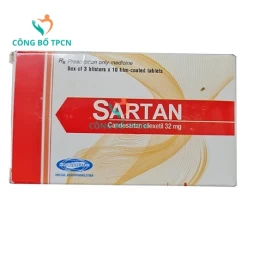 Sartan 32mg Savipharm - Thuốc điều trị tăng huyết áp
