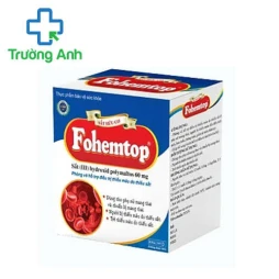Sắt Hữu Cơ Fohemtop - Giúp bổ sung sắt, acid folic cho cơ thể