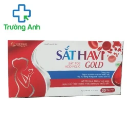 Sắt Havi Gold - Bổ sung sắt, acid folic, hỗ trợ quá trình tạo máu