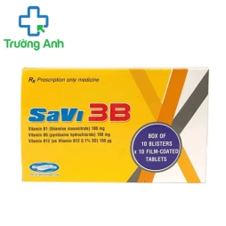 SaVi 3B Savipharm (hộp 10 vỉ) - Thuốc điều trị viêm dây thần kinh