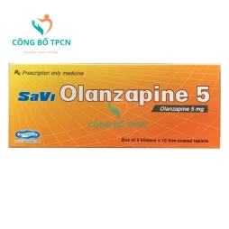 SaVi Olanzapine 5 - Ðiều trị bệnh tâm thần phân liệt