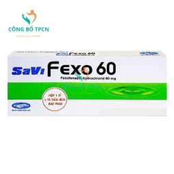 SaViFexo 60 Savipharm - Thuốc điều trị viêm mũi dị ứng hiệu quả