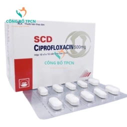 SCD Ciprofloxacin 500mg Pymepharco - Điều trị nhiễm trùng
