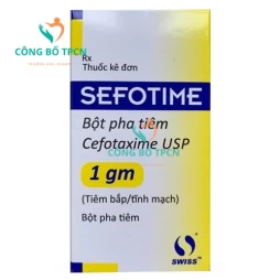 Sefotime (cefotaxime) Swiss - Thuốc điều trị nhiễm khuẩn của Ấn Độ