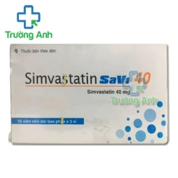 Simvastatin Savi 40 - Điều trị tăng cholesterol máu