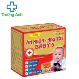  Siro Ăn Ngon - Ngủ Tốt Baby's - Giúp con ăn ngon chóng lớn