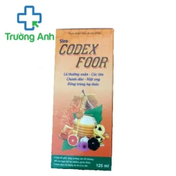 Siro Codex Foor - Giúp bổ phế, tăng cường sức đề kháng cho cơ thể