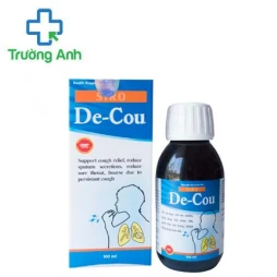 Siro De-Cou - Hỗ trợ hạn chế ho nhiều, giảm tăng tiết đờm dãi