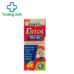 Siro Eutol - Hỗ trợ giảm ho, viêm họng hiệu quả
