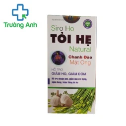 Siro Ho Tỏi Hẹ Natural - Hỗ trợ nhuận phế giảm ho, giảm đờm