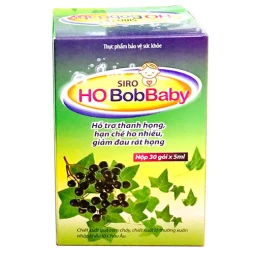 Siro HoBobBaby - Giúp giảm ho, long đờm và giảm đau rát họng
