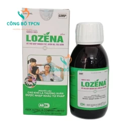Siro Lozena - Giúp bổ phế, làm ấm đường hô hấp, làm dịu cơn ho