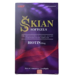 Skian Softgels - Chăm sóc da, móng, tóc luôn đẹp và khỏe mạnh