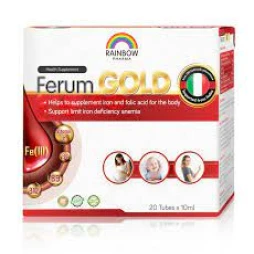 Ferum Gold - Thực phẩm chức năng bổ sung sắt và acid folic