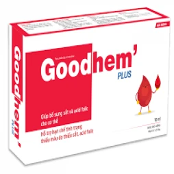 Goodhem’ Plus - Thực phẩm chức năng bổ sung sắt và acid folic