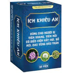 Ích khiếu an - Thực phẩm chức năng hỗ trợ thông mũi