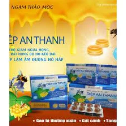 Viên ngậm thảo mộc Diệp An Thanh - Thực phẩm chức năng bổ phế