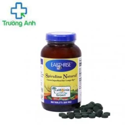 Tảo mặt trời Earthrise  Spirulina Natural - Tốt cho da, mắt