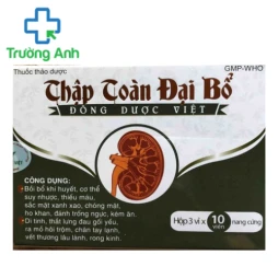 Thập toàn đại bổ Đông Dược Việt - Giúp bồi bổ khí huyết